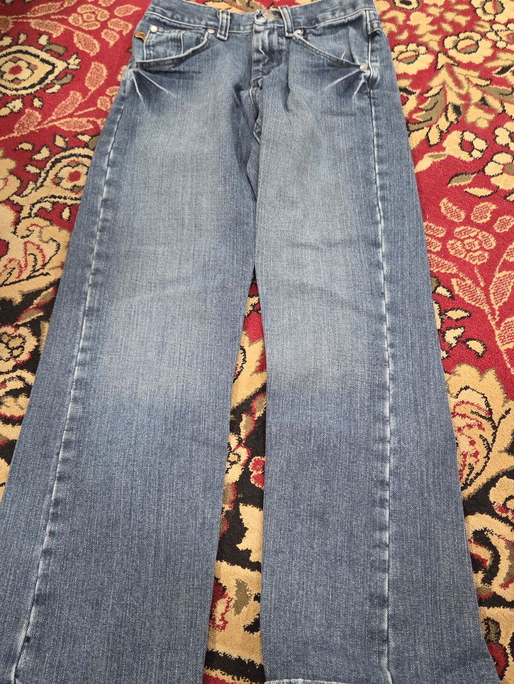 Wrangler Kids Medium Blue Straight Leg Jeans